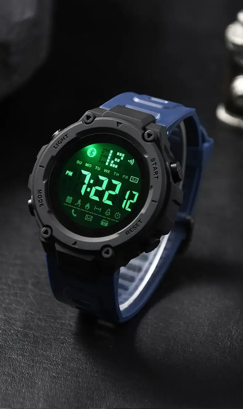 Military Men's Digital Sports Waterproof with LED Back light Digital Watch