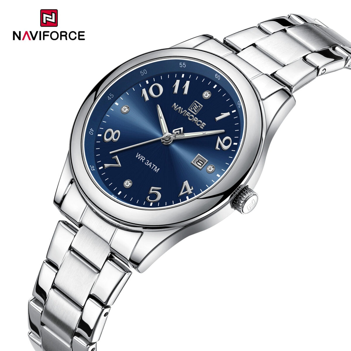 Naviforce NF5059 S.BE Stylish & Trendy New Fashionable Stainless Steel Bracelet / Wrist Watch For Women